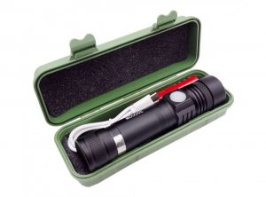 چراغ قوه پلیسی زوم دار T6 مدل CH-518 شارژی