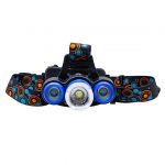 چراغ پیشانی زوم دار 3 لامپه مدل T6