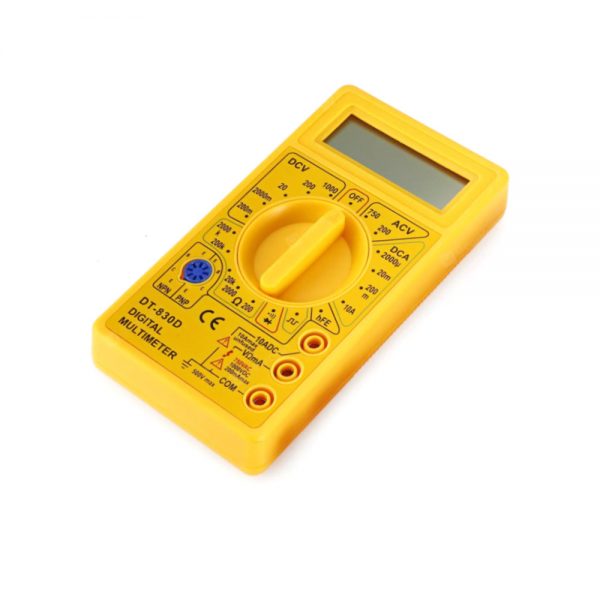قیمت مولتی متر دیجیتالی مدل DT-830D زرد