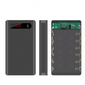 خرید کیس پاوربانک 6 باتری مدل L6 با ورودی Micro – Type-C و دو خروجی USB