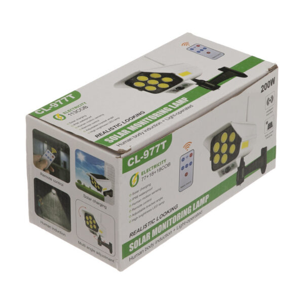 خرید چراغ پارکی خورشیدی طرح دوربین مدل CL-977T