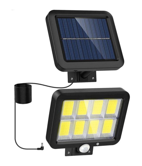 چراغ یا لامپ خورشیدی HS-8021 دیوارکوب پنل جدا