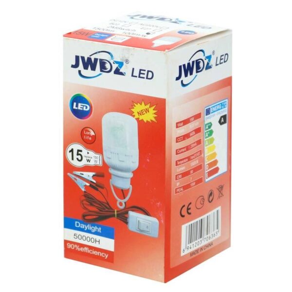 خرید چراغ ماشینی ۱۵ وات کلیددار JWDZ LED