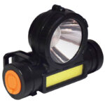 خرید چراغ پیشانی شارژی LED+COB مدل 108