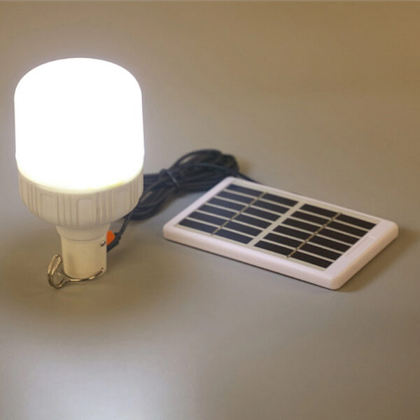 قیمت و خرید لامپ شارژی 10 وات با پنل خورشیدی مارک MDIANOOR