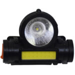 چراغ پیشانی شارژی LED+COB مدل 108