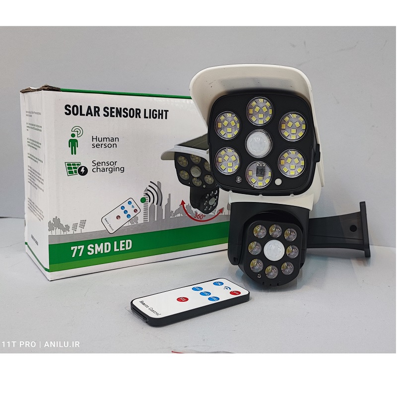قیمت و خرید چراغ خورشیدی طرح دوربین مدل 2178T