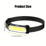 ابعاد چراغ پیشانی COB مدل T-198