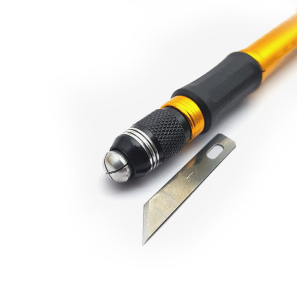 خرید کاتر قلمی بدنه فلزی به همراه 13 تیغ یدک RDEER RT-M113