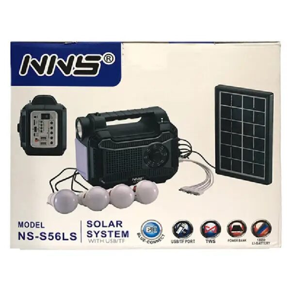 قیمت و خرید سیستم روشنایی خورشیدی NNS مدل NS-S56LS