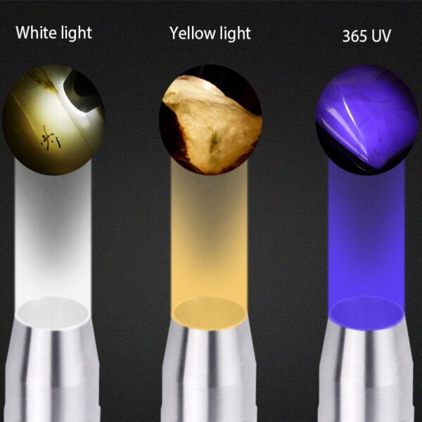 چراغ قوه شارژی UV سه لامپه مدل 36F