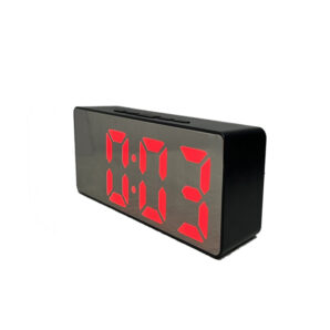 ساعت رومیزی LED دیجیتال آینه ای بدنه مشکی مدل DS-3698