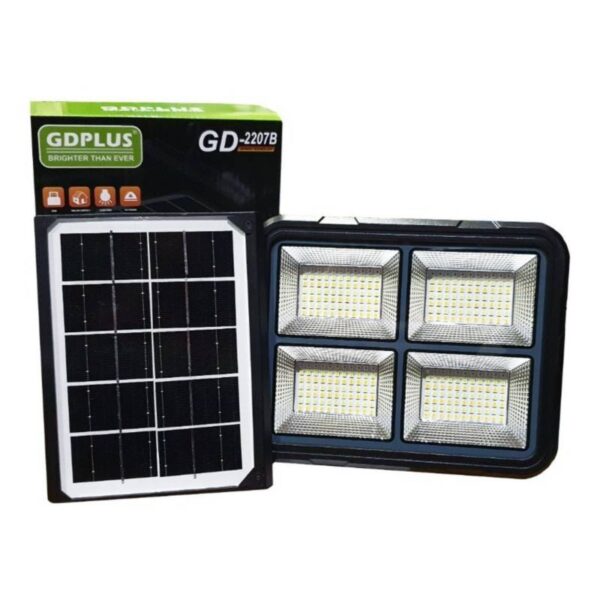 قیمت پروژکتور شارژی خورشیدی 200 وات GDPLUS مدل GD-2207B