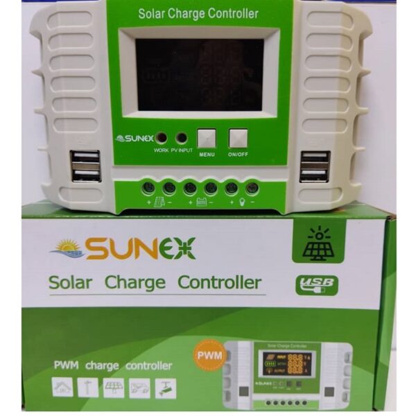 قیمت و خرید کنترل شارژر خورشیدی 40 آمپر سانکس Sunex