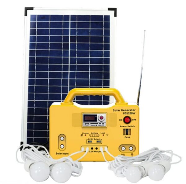 سیستم روشنایی خورشیدی رادیو و اسپیکردار