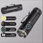 قیمت چراغ قوه پلیسی جیبی شش لامپ مدل W5184