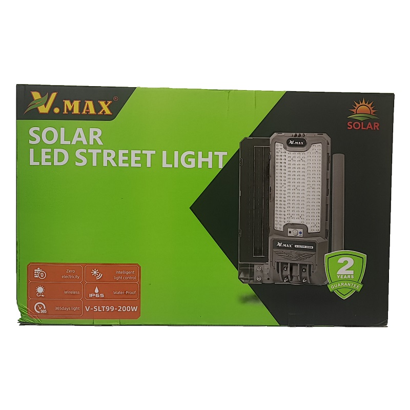 قیمت پروژکتور خورشیدی خیابانی 200 وات ویمکس مدل V-SLT99-200W