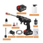 خرید کارواش و سمپاش شارژی با دو باتری