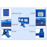 پروژکتور خورشیدی طراحی بیلبوردی با کیفیت