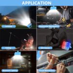 پروژکتور شارژی مینی قابل حمل مدل 50 وات