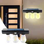 قیمت و خرید چراغ دیوارکوب خورشیدی سه لامپ مدل YT-819(3W)