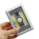 چراغ اضطراری 2COB LED باتری خور ولوم دار