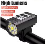 چراغ دوچرخه شارژی فتوسل دار