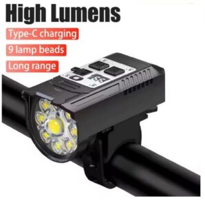 چراغ دوچرخه شارژی فتوسل دار