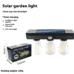 چراغ دیوارکوب خورشیدی مدل YT-819 (3W)