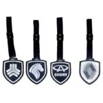 آویز آینه خودرو طرح آرم خودرو چراغ دار