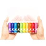 باتری قلمی رنگارنگ آلکالاین مدل ZI5 بسته ۱۰ عددی