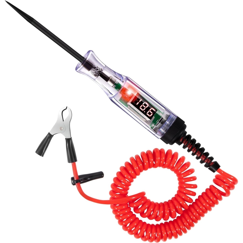 تستر ولتاژ خودرویی 120-5 ولت DC دارای پراب نوک تیز CBD2502 تستر ولتاژ خودرویی 120-5 ولت DC دارای پراب نوک تیز CBD2502