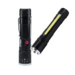 چراغ قوه پلیسی با چراغ جانبی و آهنربادار مدل T6-26