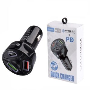 شارژر فندکی 55 وات مدل PD-FAST CHARGER-55W