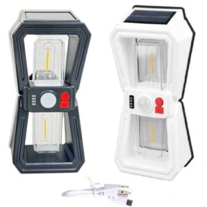 چراغ دیوارکوب شارژی و خورشیدی فیلامنتی مدل DC-918-2