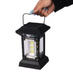 چراغ دیوارکوب شارژی و خورشیدی COB مدل CL-T60 با ریموت کنترل