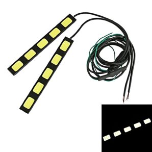 چراغ روز خودرو پنج خانه مهتابی COB