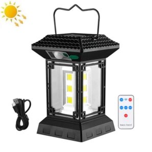 چراغ فانوسی شارژی و خورشیدی COB مدل CL-T60