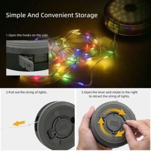 خرید چراغ شارژی ریسه دار 10 متری