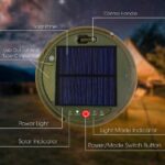 چراغ ریسه کمپی خورشیدی