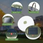 چراغ شارژی ریسه دار خورشیدی