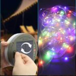 چراغ و ریسه LED شارژی استرینگ لایت RGB قابل حمل خورشیدی