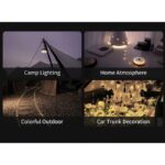 چراغ کمپی آفتابی و ریسه LED شارژی استرینگ لایت آهنربادار