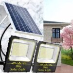 قیمت و خرید پروژکتور خورشیدی پنل جدا 200 وات دو قلو گریت سولار