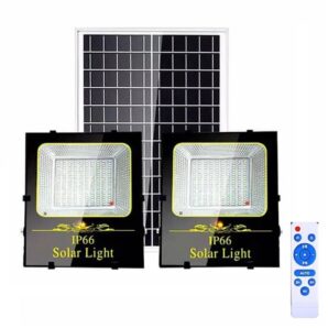 پروژکتور خورشیدی پنل جدا 200 وات دو قلو گریت سولار