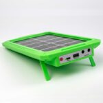 پک روشنایی اضطراری خورشیدی NEI HL-S60 با دولامپ و خروجی USB