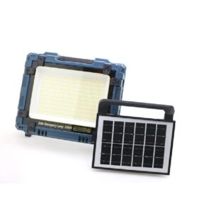 پروژکتور شارژی و خورشیدی پنل جدا(شش باتری) 200 وات مدل W8109-1
