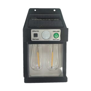 چراغ دیوارکوب خورشیدی دو لامپ مدل YX-777-2W