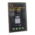 چراغ دیواری فیلامنتی خورشیدی دو لامپ مدل YX-777-2W
