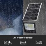 خرید و قیمت پروژکتور خورشیدی 60 وات پنل جدا مدل YSH12600W
